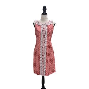 Charter Club Red and White Patterned Dress